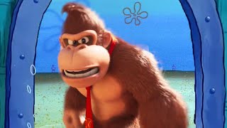 Donkey Kong Punches Spongebob Dk Punch Meme