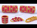 How To Make Beautiful Silk Thread Bangles | DIY | Silk Thread Bangles Set For kids | uppunutihome