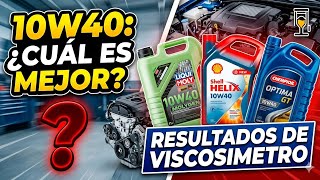 La verdad sobre el aceite 10W40: ¿Es Liqui Moly o Shell? (Pruebas de viscosidad)