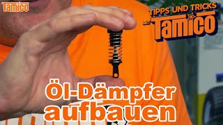 Tipps und Tricks mit Tamico DT-02/3 Öldämpfer von Tamiya montieren – Darauf musst du achten Tutorial