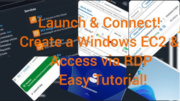 Launch&Connect! Create an AWS Windows EC2 Instance & Access via RDP #beginnerfriendly #easytutorial