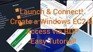 Launch&Connect! Create an AWS Windows EC2 Instance & Access via RDP #beginnerfriendly #easytutorial