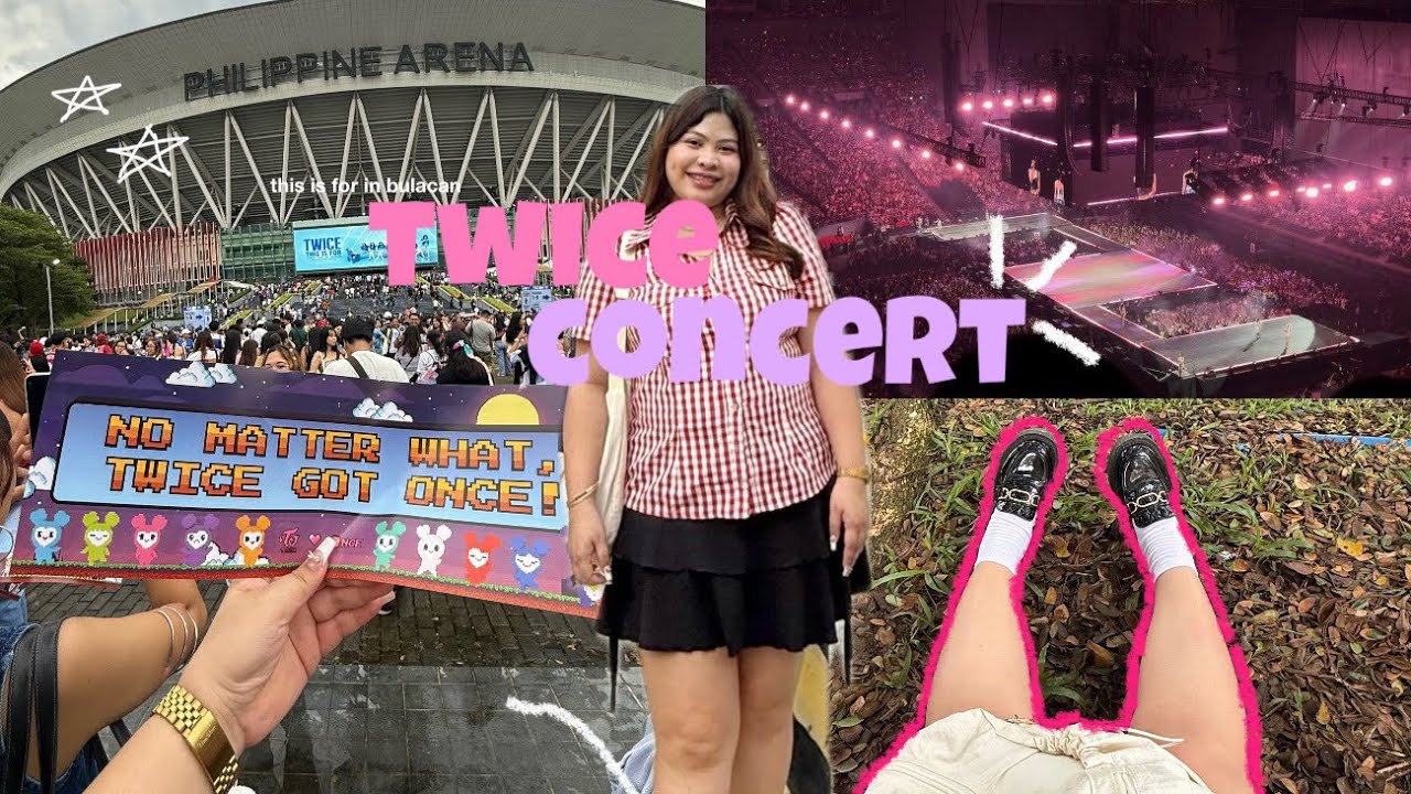 concert vlog — twice this is for in bulacan | love, iza