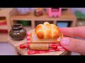 世界一小さい『ちぎりパン』| 食べられるミニチュア料理| Miniature Hieu’s Kitchen