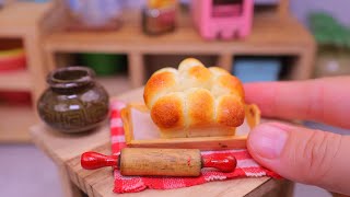 世界一小さい『ちぎりパン』| 食べられるミニチュア料理| Miniature Hieu’s Kitchen