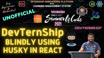 #DevTernShip React JS & Husky Setup Tech Meeting | Praveen Kumar Purushothaman