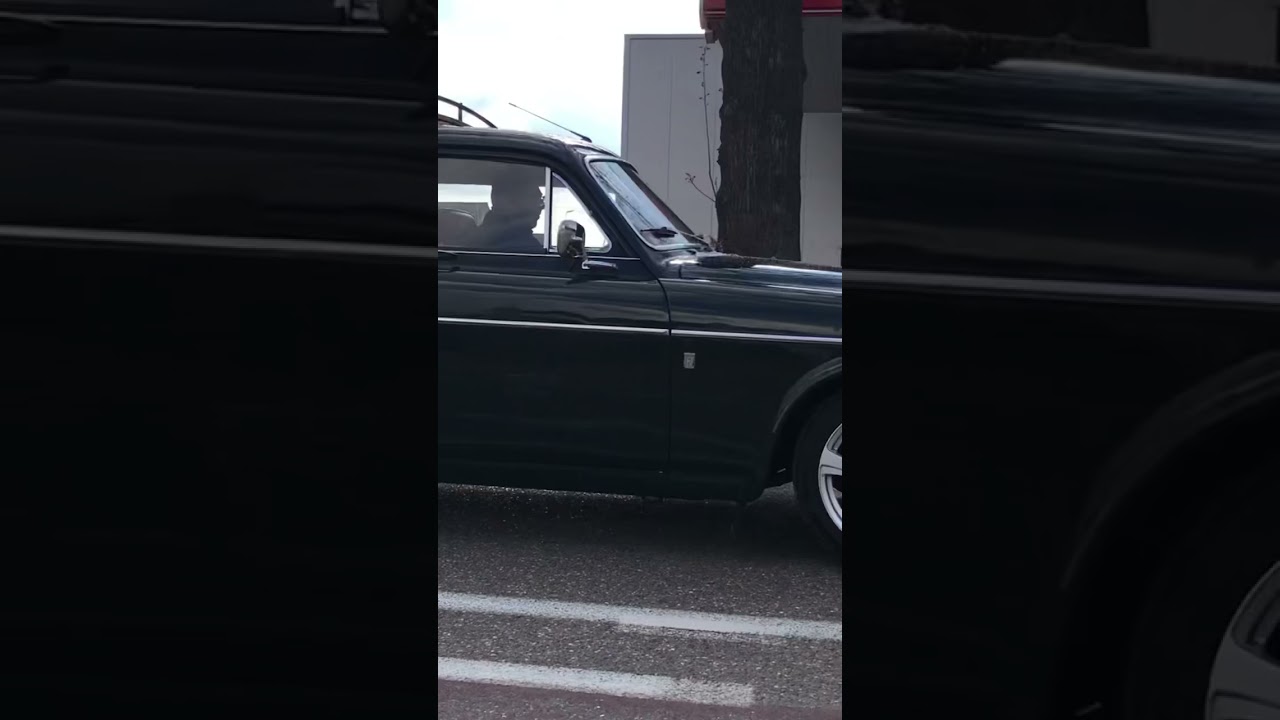 Oldskool Volvo looks cool and retro 