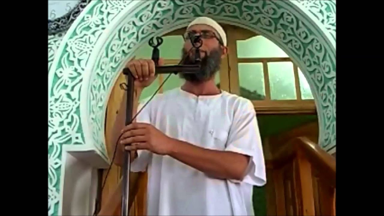 مقطع من خطبة الجمعة لبدرالدين مناصرة، بعنوان_ _خلق الاعتراف بالخطأ