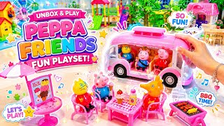 Unboxing the picnic car set of peppa pigs is extremely fun and full of joy Fun Toy