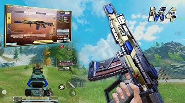 *NEW* EPIC M4 - DISSOLVER UNIQUE IRONSIGHT | BEST M4 GUNSMITH CODM BR | CODM BR GAMEPLAY