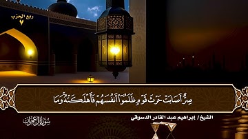 سورة آل عمران | الجزء الرابع | بصوت الشيخ إبراهيم عبد القادر الدسوقي برواية حفص عن عاصم