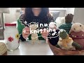 knittingVlog🪞編みぐるみ完成🧸/twinkle sweater💚🖤