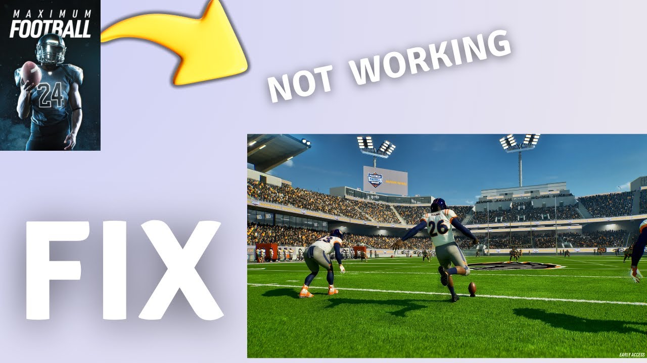 How to Fix Maximum Football Not Working - YouTube