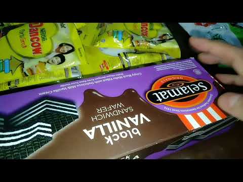 #unboxing#wafer selamat rasa susu VANILLA#