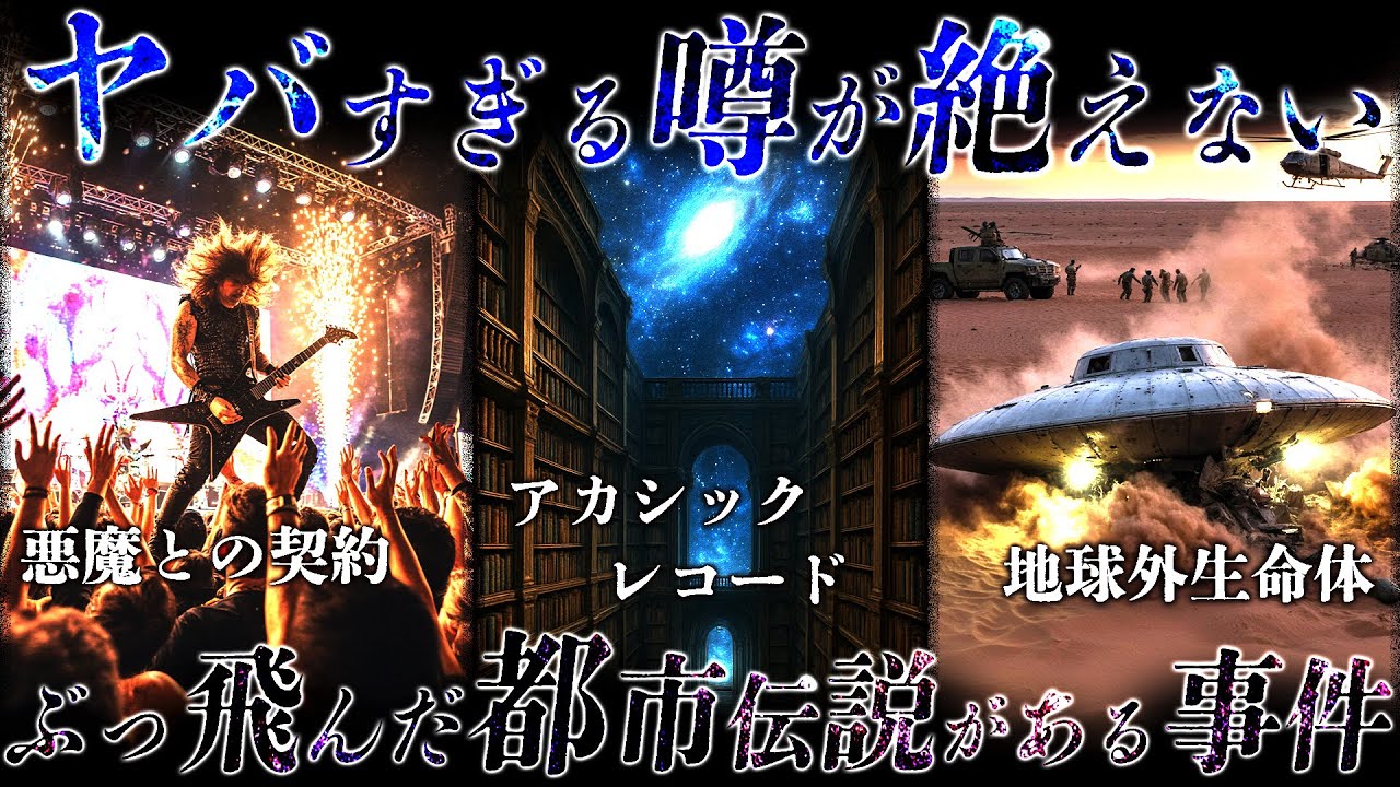 【作業用】たっくーのぶっ飛んだ都市伝説が噂されている事件解説まとめ【たっくー切り抜き】