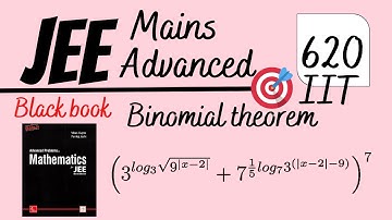 #620 JEE maths problem based on binomial theorem | #jeeadvanced2024 #jeemains2024 #jee .