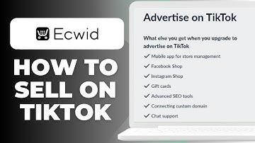 How To Use Ecwid To Sell On Tiktok (Step-By-Step)