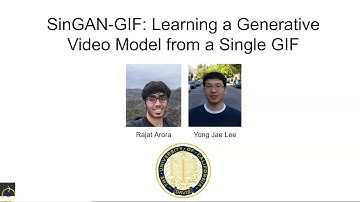 SinGAN-GIF: Learning a Generative model from a single GIF (WACV 2021)