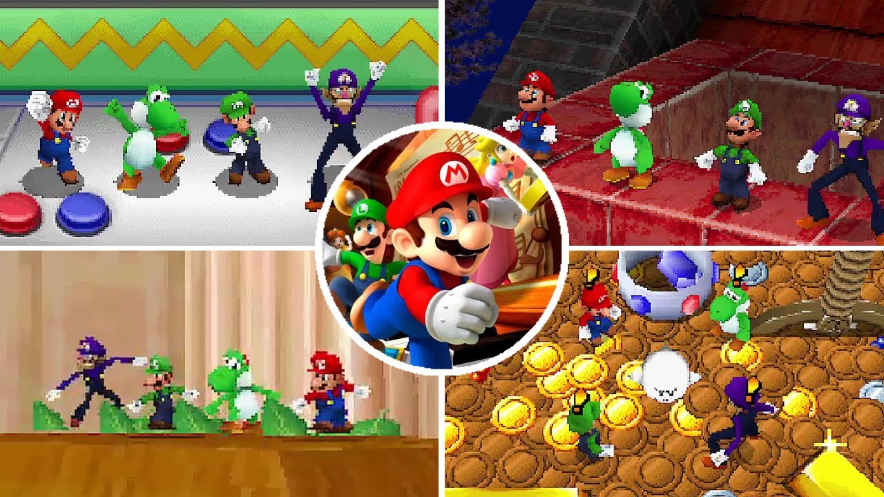 Mario Party DS All Minigames (Expert Difficulty)