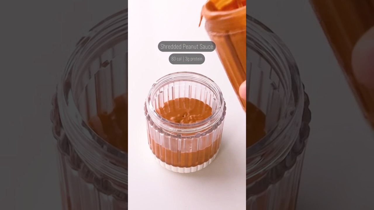 shredded peanut sauce (high protein) 
