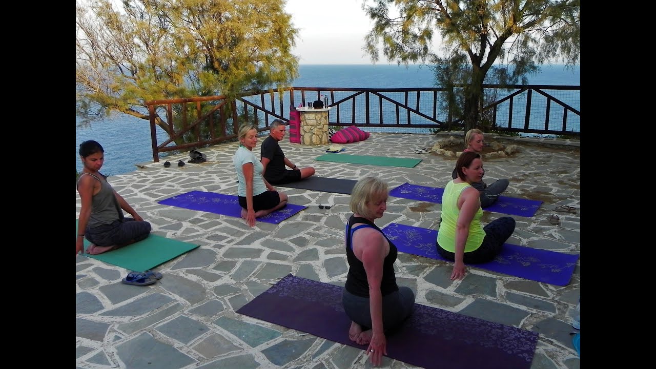Moon Salute at Cape Skinari Late Summer Yoga Holiday 2018