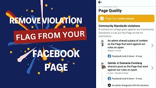 how to remove violations on my facebook page in 2024