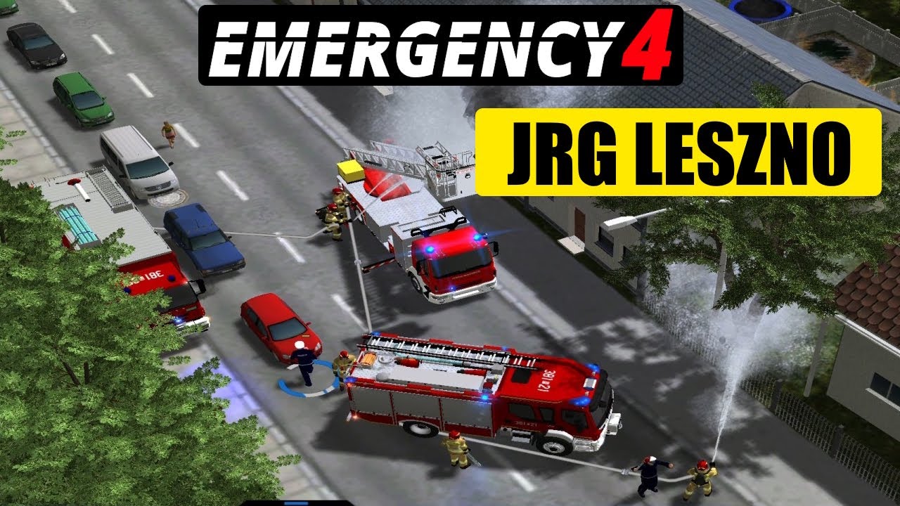 Kolejna Wersja JRG LESZNO - Emergency 4 🚨 Zerwany Dach, Pożar i Wypadek