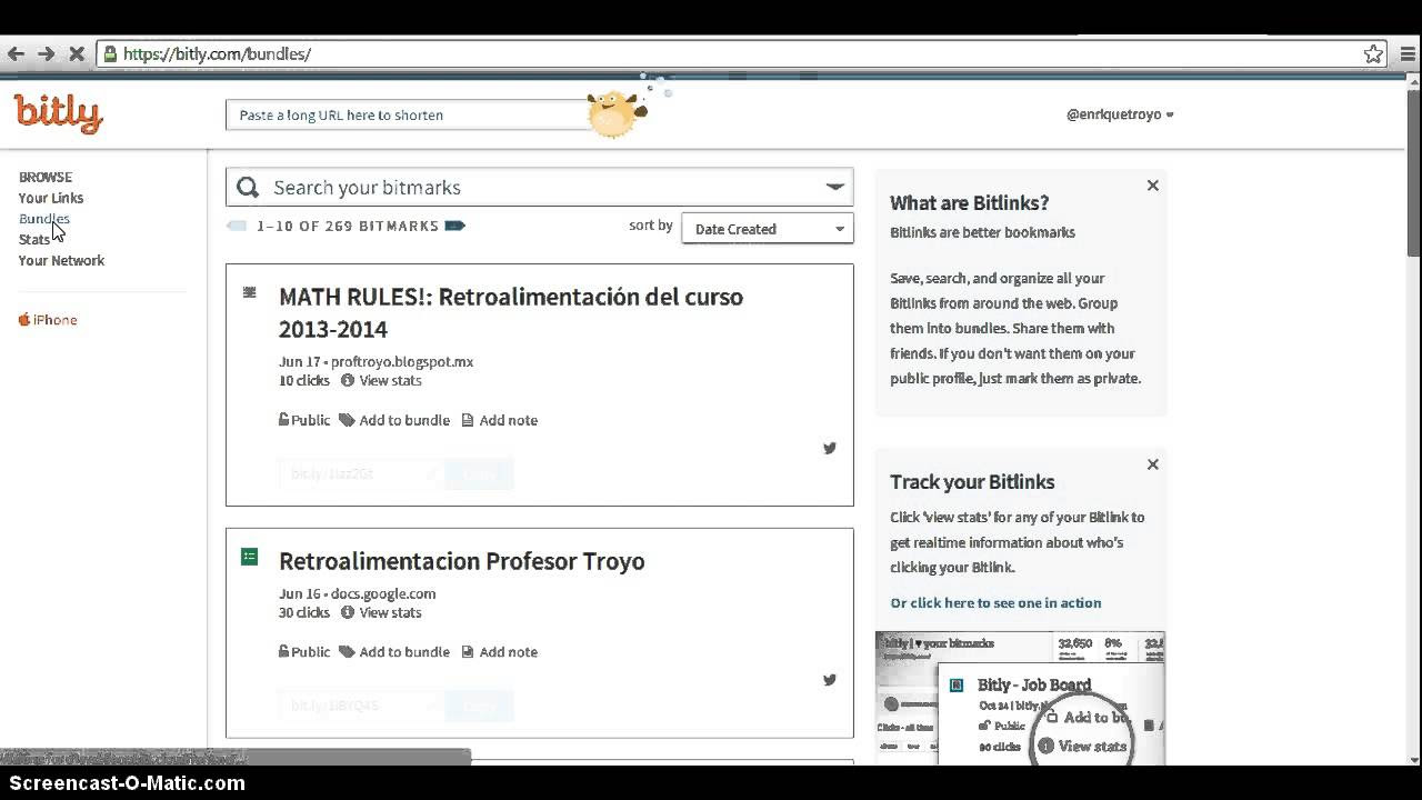 Bit.ly URL shortener. Ventajas y desventajas.