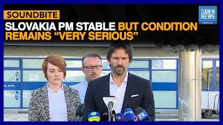 Slovakia PM Stable But Condition Remains 