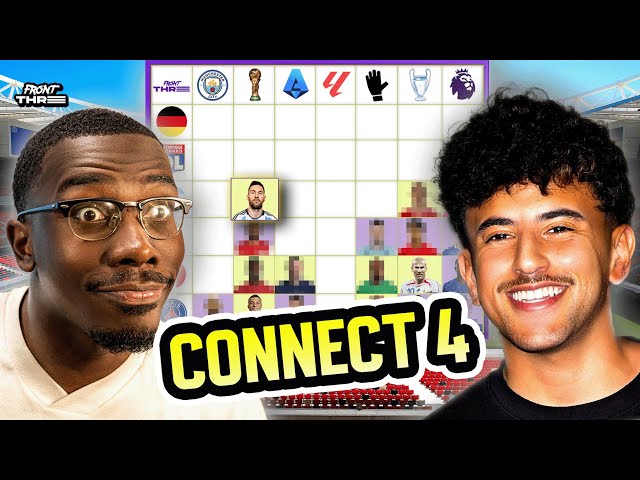 We played FOOTBALL CONNECT 4 against RIADH  (and got battered?!) 🔥 @justriadhTV class=