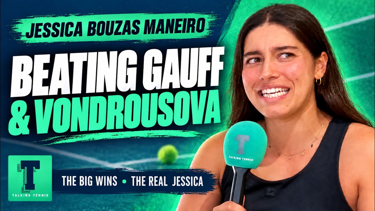 Jessica Bouzas Maneiro Interview | Beating Gauff & Vondrousova + Her Tennis Superstitions