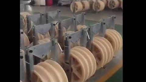 Nylon Wheels Pulley Conductor Stringing Block