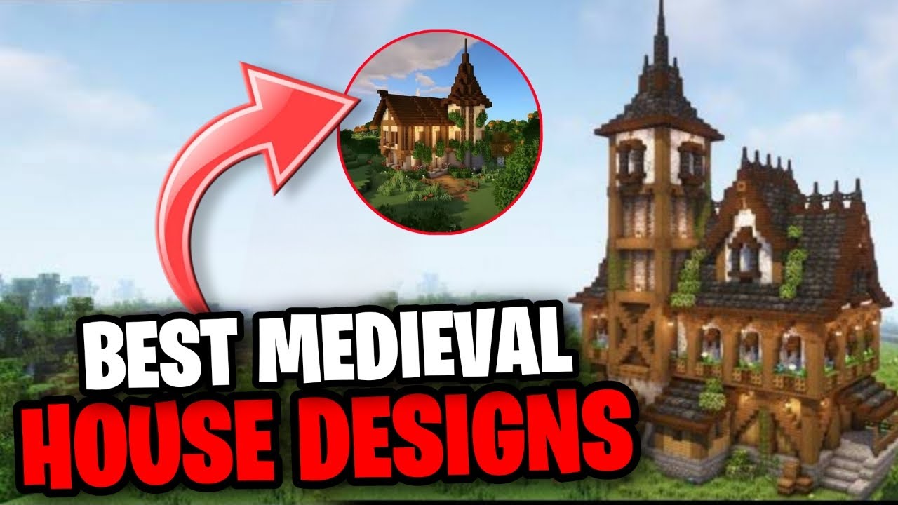 6 BEST MINECRAFT MEDIEVAL HOUSE DESIGNS IN 2023! (1080P HD)