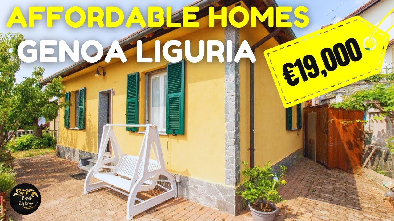 Что можно купить за 19 тыс. евро против 99 тыс. евро рядом с Генуей, Италия | Доступное жилье ряд...