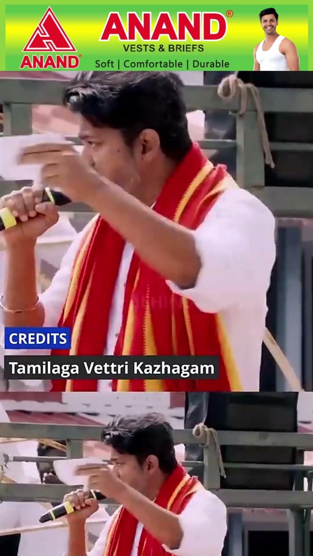Vijay ? 'விவசாயி குடுத்த துண்டு இனி என் தோள்ல இருக்கும்..' ?? Viral Video