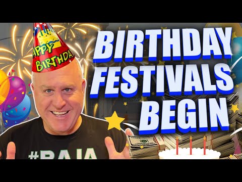 🔴 Kicking Off The Birthday Bash with Massive High Limit Slot Play!