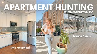 APARTMENT HUNTING IN WASHINGTON DC 🏡 touring 7 units with rent prices included! | Charlotte Pratt