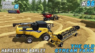 Transporting sheep, harvesting barley, bale straw | The Old Stream Farm | FS 22 | Timelapse #56 screenshot 1
