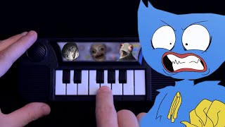 you're mf happy meme Tik-tok song (how to play on a 1$ Trevor Henderson's piano)