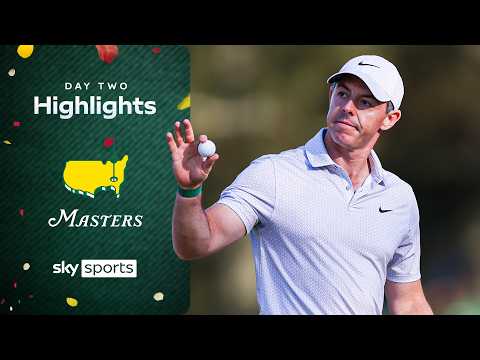 Rory McIlroy charges into RECORD lead! | The Masters Highlights | Day Two
