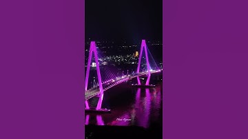 Cầu Mỹ Thuận 2 lung linh về đêm – Ánh sáng bắc nhịp đôi bờ Tiền Giang và Vĩnh Long