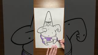 How to draw Patrick star easy
