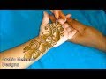 arabic mehandi simple | bridal mehndi designs for hands | full | back | henna front hand | easy cone