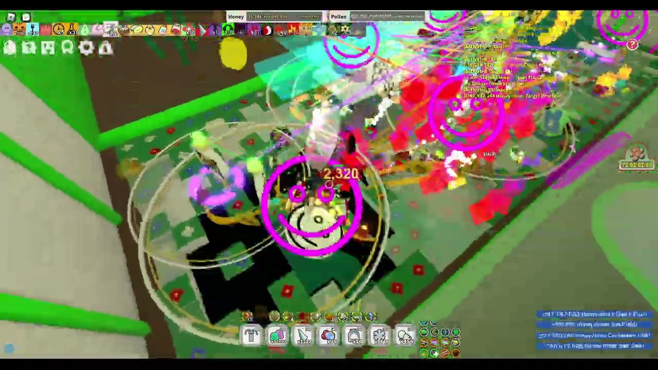 Bee swarm x0 x0 ant challenge field boost  INSANE HONEY