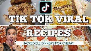 TIK TOK VIRAL RECIPES YOU will WANT to MAKE/Quick & Easy dinners