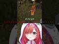 most AWKWARD minecraft death 💀 #vtuber