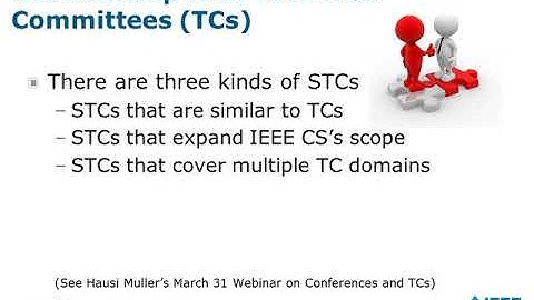 Special Technical Communities - Webinar from IEEE Computer Society