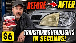 Restore Headlights for $6 PERMANENTLY... No Sanding Needed