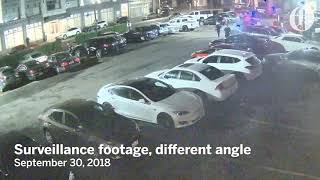 Portland police bureau released surveillance video from the sept. 30,
2018 fatal shooting of patrick kimmons.
