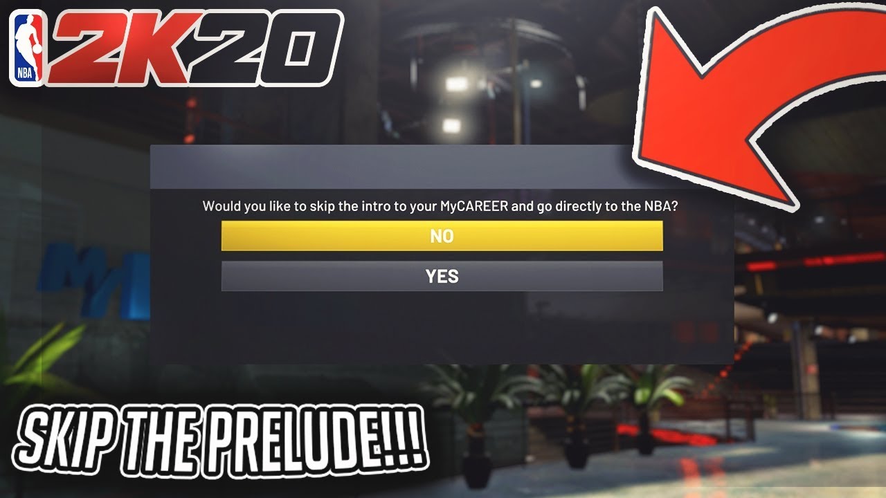 HOW TO SKIP NBA 2K20 PRELUDE!!! YouTube